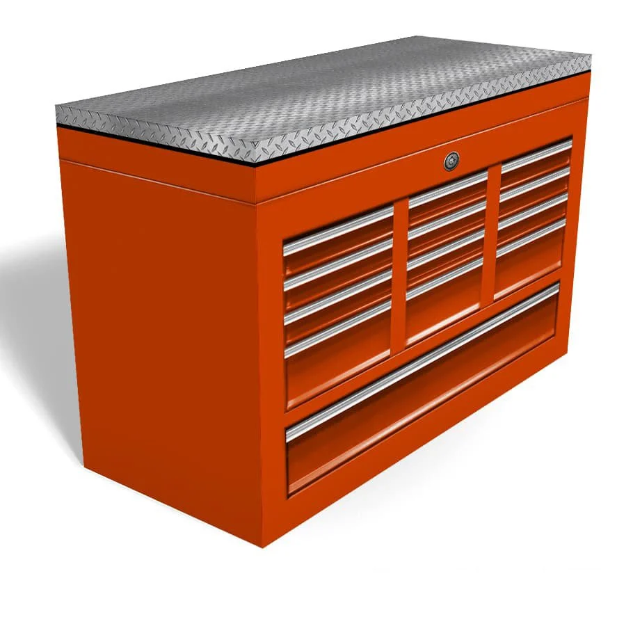 Diamond Plate Tool Box Chest Freezer Wrap
